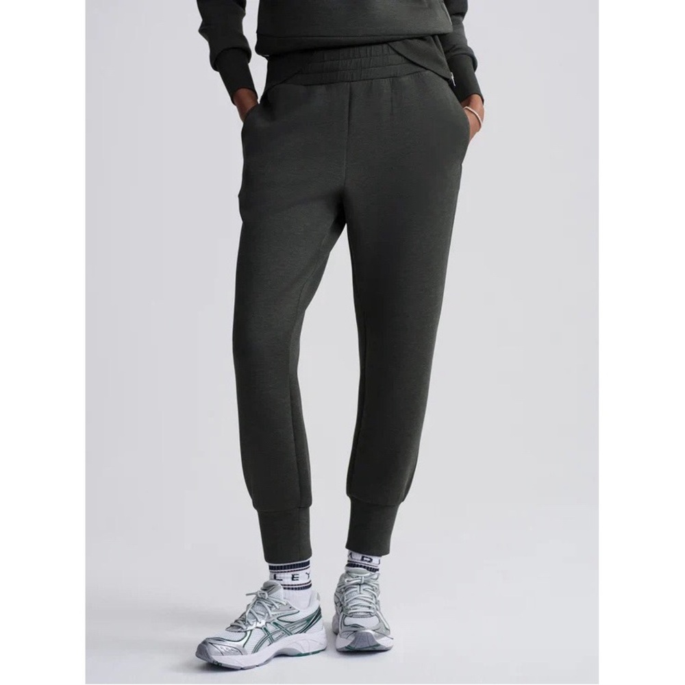 Varley The Slim‎ Cuff DoubleSoft Pant 25” in Olive Marl